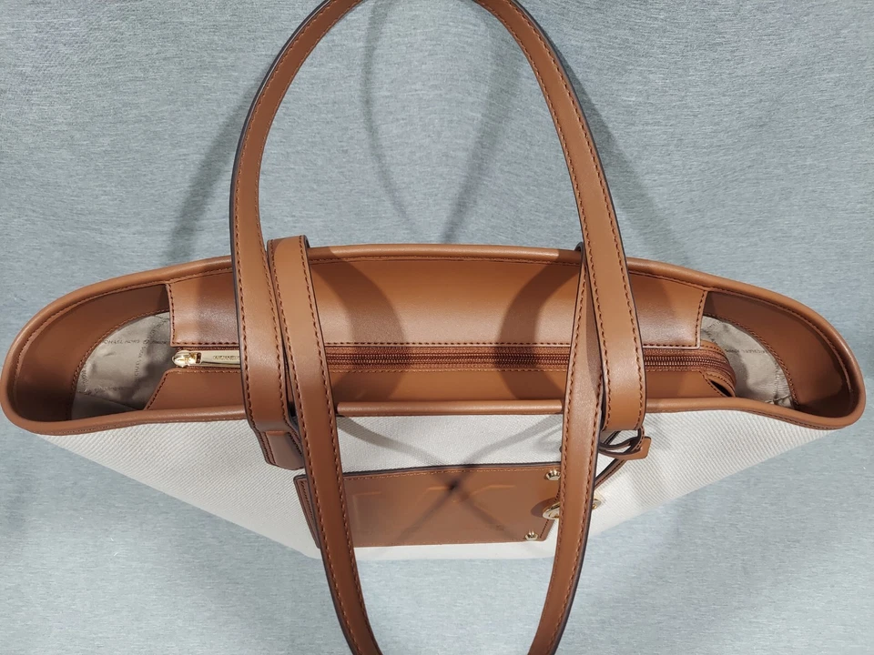 BOLSO DE MANO MICHAEL KORS KIMBER GRANDE DE LONA DE ALGODÓN - EQUIPAJE Foto 3 de 4