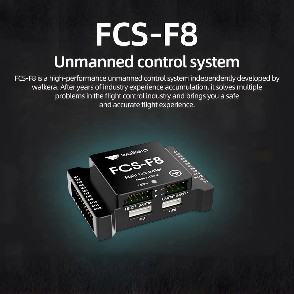 Walkera FCS-F8 Flight Control System for Multi-rotor Plane Fixed Wing Helicopter - Image 2 of 4