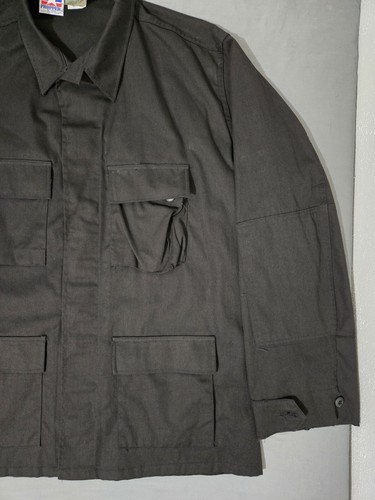 propper DBD coat jacket XL Long black military tactical rip stop field - Picture 4 of 13