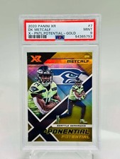 DK Metcalf 2020 Panini XR Potential Gold 01/10 PSA 9 Seattle Seahawks #7