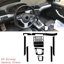 Auto Innenraum Dekor in Kohlefaser Look 5D Folie f??r 3er E46 1998 2005