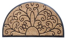 Heavy Duty Thick Coir & Rubber Non-Slip Entrance Door Mat, 40 X 70cm