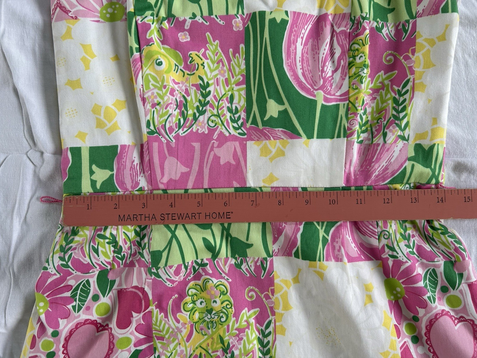 Lily Pulitzer Strapless Sundress Patchwork Floral… - image 7