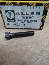 3/8-24 X 2 SOCKET HEAD CAP SCREW 41571 ALLEN 50 PCS LL0798-1 