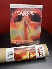 Carrie Limited Edition Steelbook (4K UHD+Blu-ray+Poster) Factory Sealed #2