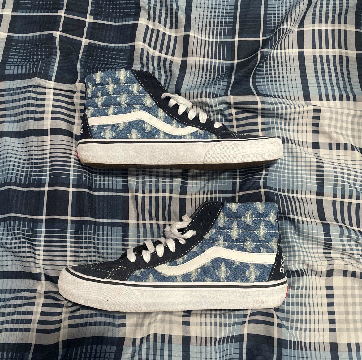 supreme vans denim