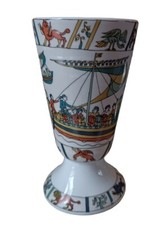 Limoges France Capisserie de Bayeux Goblet 5.3"  Preloved in VGC