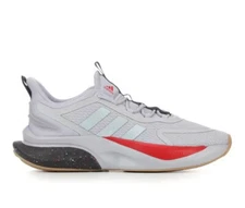 Mens Adidas AlphaBounce + Running Shoes Sneakers Grey Gray Black Red ID0094