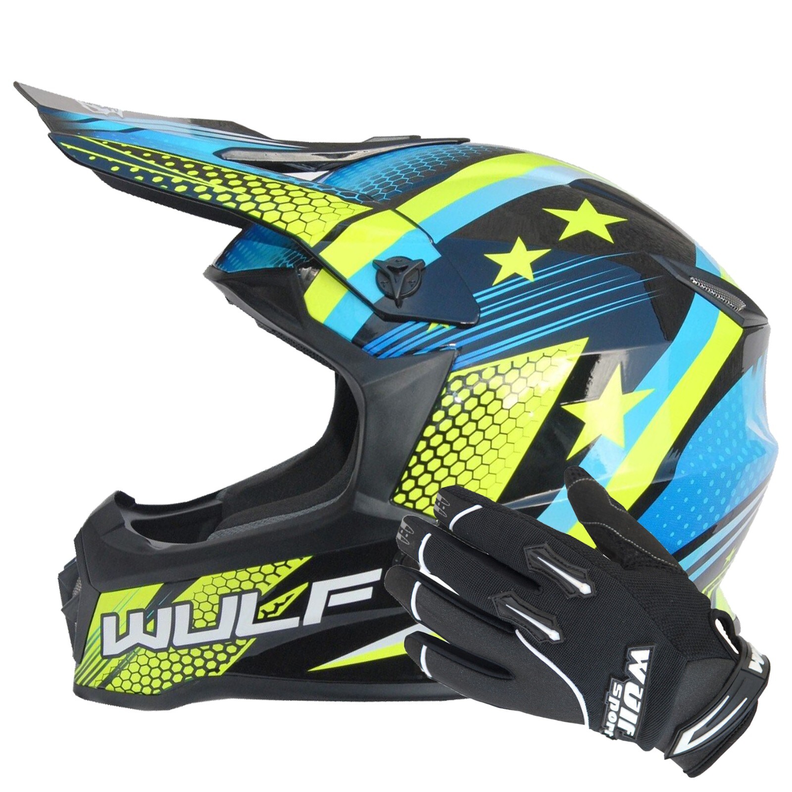 Gants De Course De Motocross Pour Adultes - MJMOTOFOX - Dirtpaw