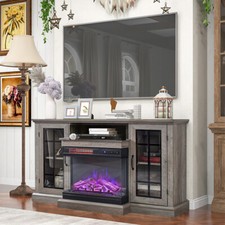 3 Color Fireplace TV Stand with Electric Insert and Remote Control 130cm 50cm TV