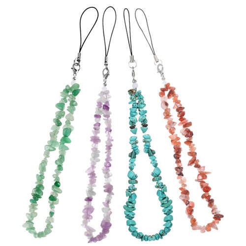 4 Pcs Chain Beaded Phone Wrist Strap Cell Lanyard - 第 7/12 張圖片