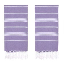 Beach Towel Set of 2 38" x 71" 100 Cotton Extra Large Turkish Towels