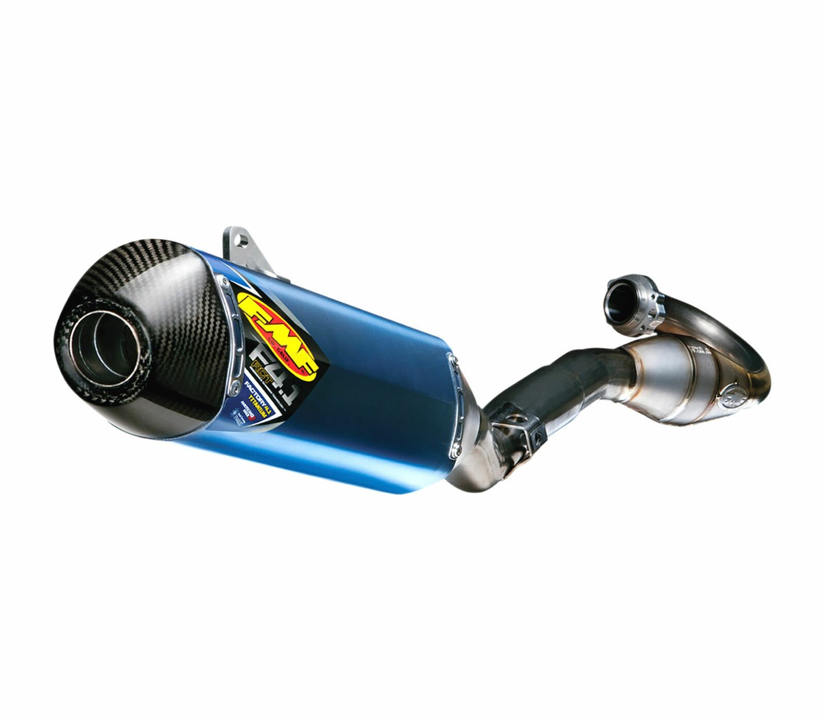 FMF Factory 4.1 Full Exhaust w/MegaBomb Pipe Blue 09-26 Yamaha
