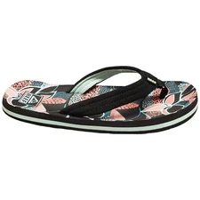 Reef AHI Flip Flop Sandals Womens Size 6/7 Multicolor Floral Comfort Slip On