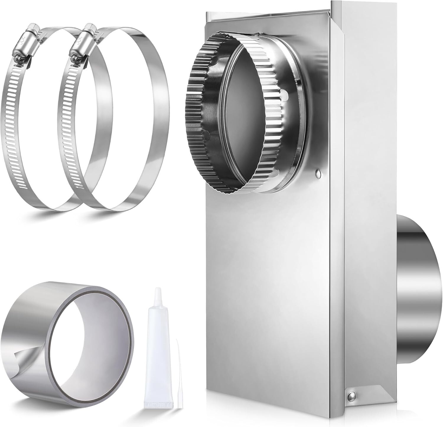 Compact Adjustable Dryer Vent Kit for Small Laundry Spaces