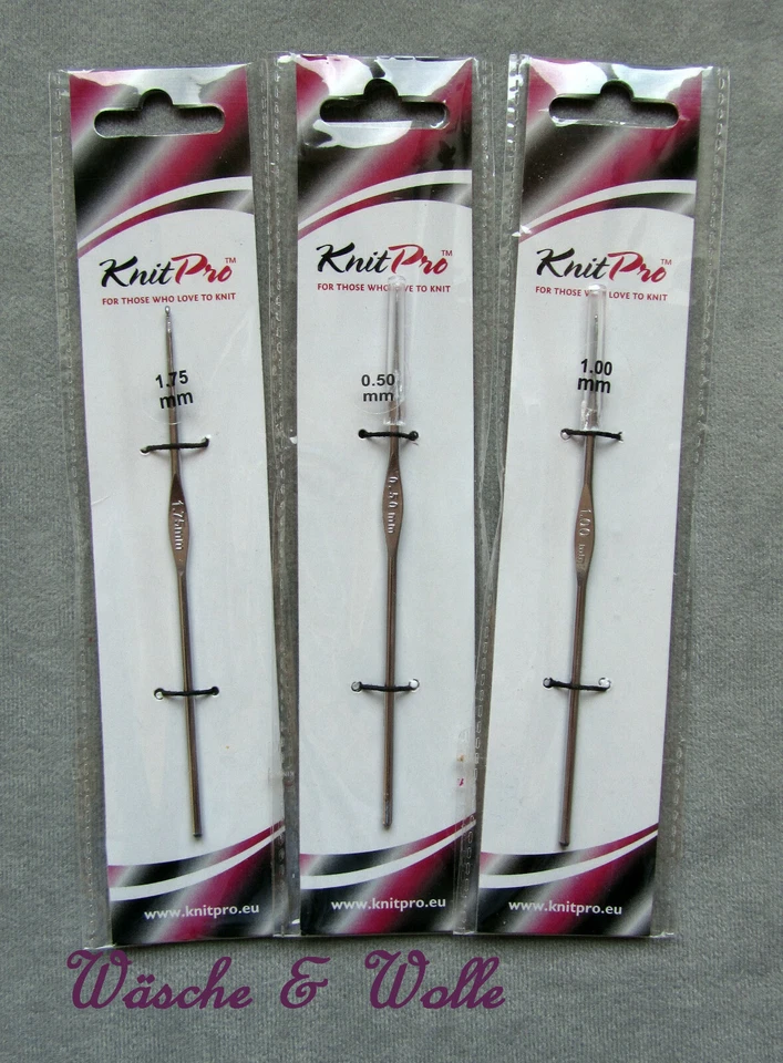 KnitPro Stahl Häkelnadel einfach