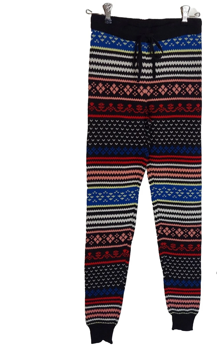 American Eagle Womens Multicolor Sweater Leggings Knit Pants Size XSMALL