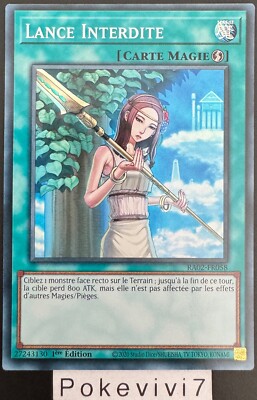 Yu-Gi-Oh! Karte VERBOTENE LANZE RA02-FR058 SR NEU
