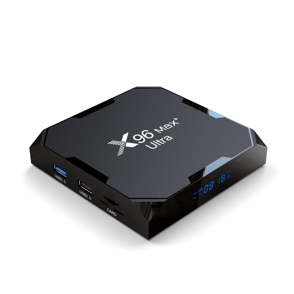 X96 MAX Plus Ultra 8K TV Box Android 11 4GB+64GB Amlogic S905X4 5G WiFi Streamer - Image 4 of 4