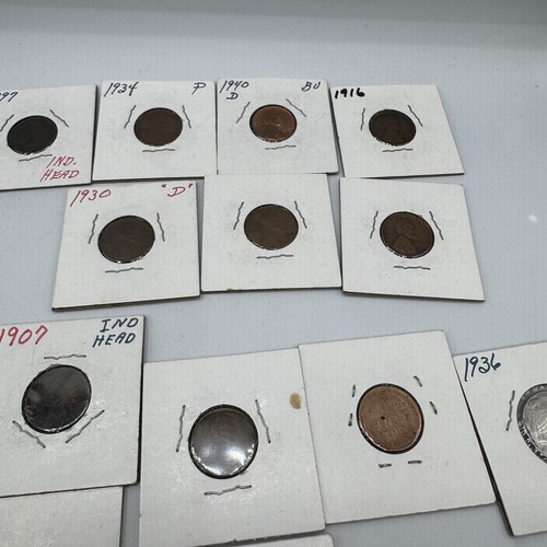 Alte US Münzen Lot 97 Eisenhower Silber Groschen Weizen Pennies Indian Head - Bild 15 von 22