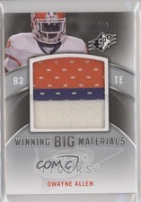 2012 SPx Winning Big Materials Patch /10 Dwayne Allen #WM-7 Patch i5f
