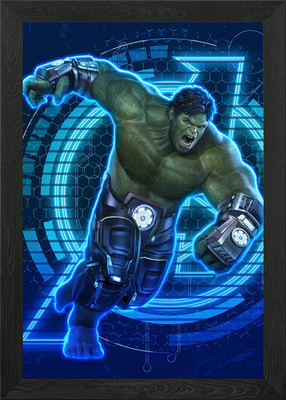 Hulk Framed Wall Art Poster Canvas Print Picture