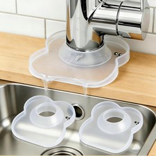Silicone Faucet Mat for Kitchen Tap Compact Sink Splash Guard Protectors Behind