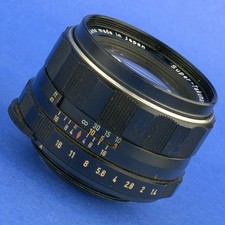 Pentax 50mm f/1.4 Super-Takumar Manual Focus Lens for M42 Screw Mount {49} Early Version with 8 Elements, 6 Aperture Blades, IR Focus Mark Right of f/4