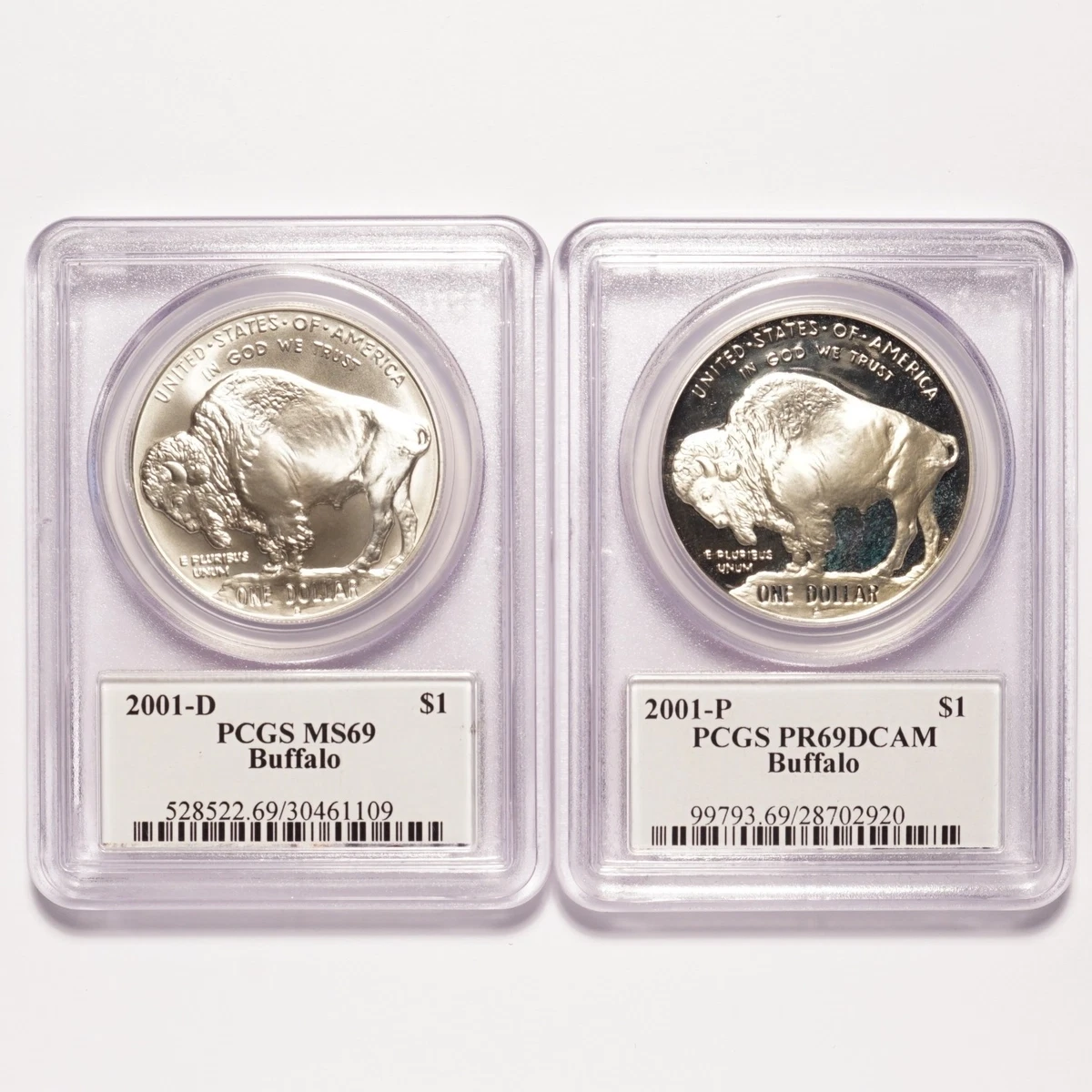 PCGS Certified PR 69 Graded 2001 US Commemorative Coins for sale