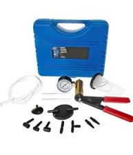 Brake Bleeder Kit with Hand Held Vacuum Pump and Adapters, with Vacuum Brake Ble