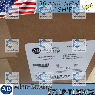 NEW PLC 2711P-T12C4D2 AB PanelView Plus Touch Screen 2711P T12C4D2 New US