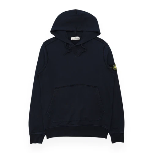 Felpa con cappuccio Stone Island taglia media colore navy