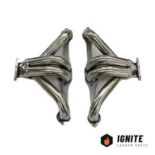 Stainless Steel Shorty Block Hugger Headers For Chevy Small Block Sbc 283 305 32
