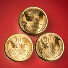 Lot Of 3 Different Date Red BU Wheat Cent Pennies FAST SHIPPING