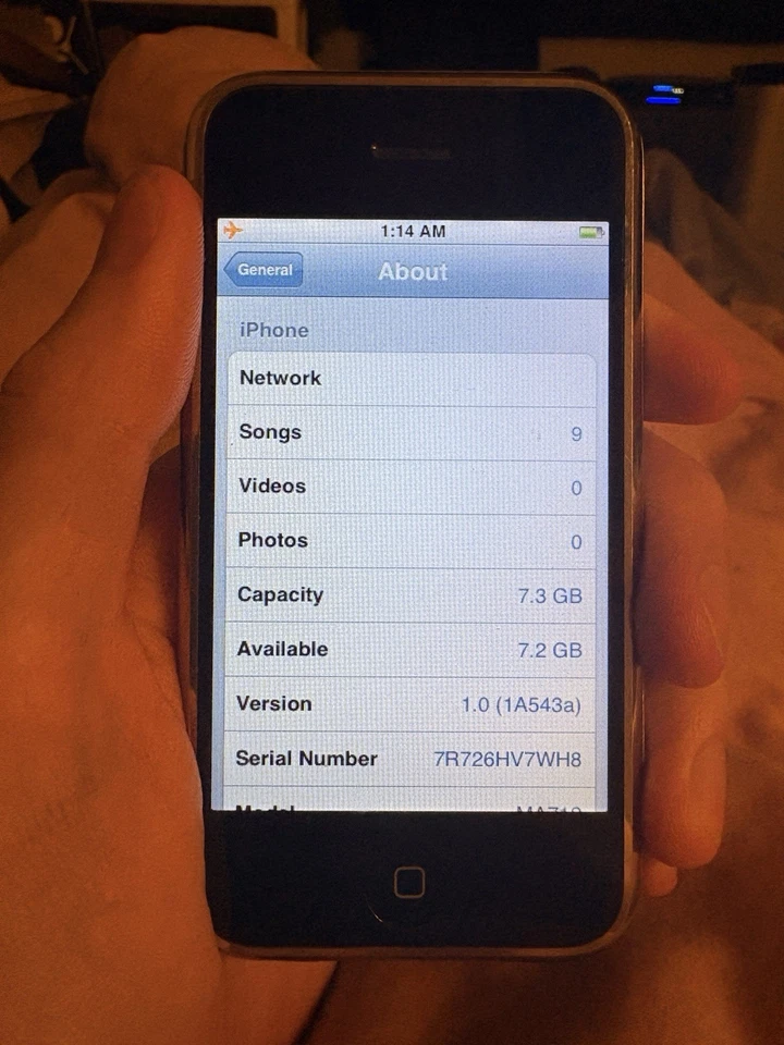 iPhone 1 con iOS 1.0 Foto 4 de 4