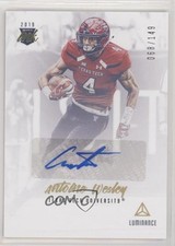 2019 Panini Luminance Rookie Ink Gold 68/149 Antoine Wesley #RI-AW Auto 0a17