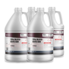 75 Diluted Acetic Acid Food Grade - 4 Gallon Case
