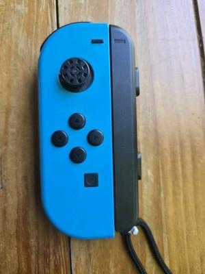 Nintendo Switch Joy-Con Controller LEFT - Neon Blue - Missing Thumbstick Pad