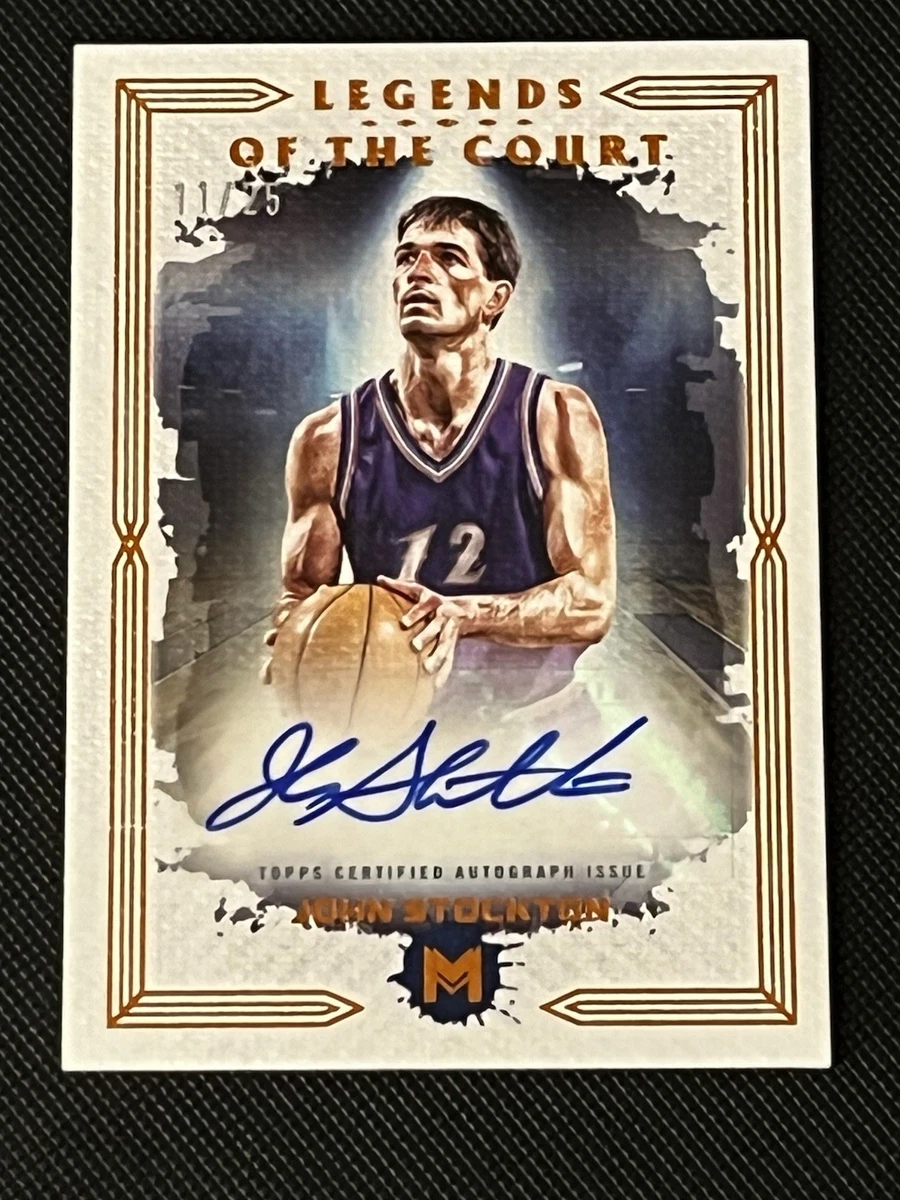 Topps John Stockton Basketball Sports Trading Card Singles for