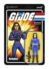 Super 7  ReAction G.I. Joe Wave1  3.75 Figures - Baroness  Intelligence Officer