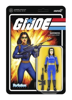 Super 7  ReAction G.I. Joe Wave1  3.75''Figures - Baroness (Intelligence Officer)