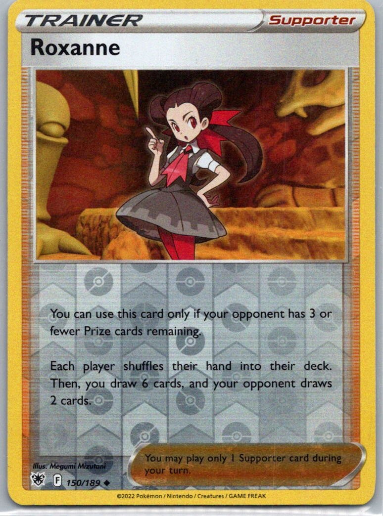 Pokemon TCG Roxanne 150/189 Astral Radiance Rev Holo MP