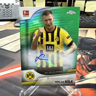 2022-23 Topps Chrome Bundesliga  Niklas Sule Green Refractor Auto 92/99 #BCA-NSU