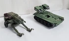 D-824 VINTAGE 1990'S G.I. JOE WOLVERINE ARMORED MISSILE VEHICLE & H.A.L.!