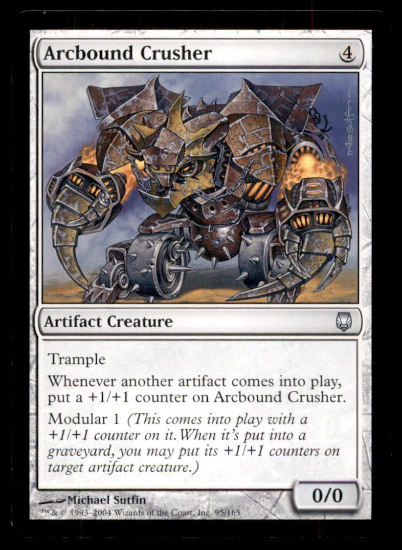 MTG Arcbound Crusher LP Light Play Darksteel [1403]