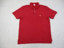 Brooks Brothers Polo Shirt Mens Large Original Fit Red 1818 Performance Cotton