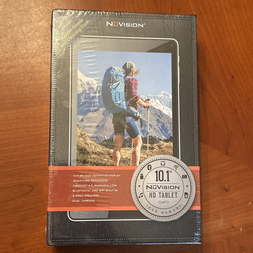 NuVision 10.1" HD Tablet - QuadCore Android TM101A620M 1G ram/16GB Pale Blue NEW - Image 2 of 4