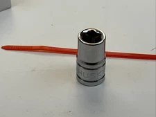 HUSKY 20507, 7mm  1/4 Drive 6pt Metric Socket  - RED