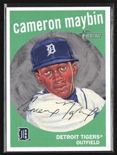 Cameron Maybin 2008 Topps Heritage Dick Perez #HDP2 Florida Marlins