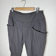 Prana Kanab Gray Pant Pockets Hiking Outdoor Women  s Large Pants Gorpcore